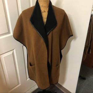 🖤 Cashmere reversible shawl/jacket/cape